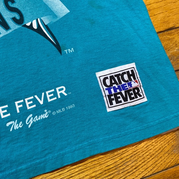 Vintage Florida Marlins MLB “catch the fever” tee by The Game - Picture 3 of 4